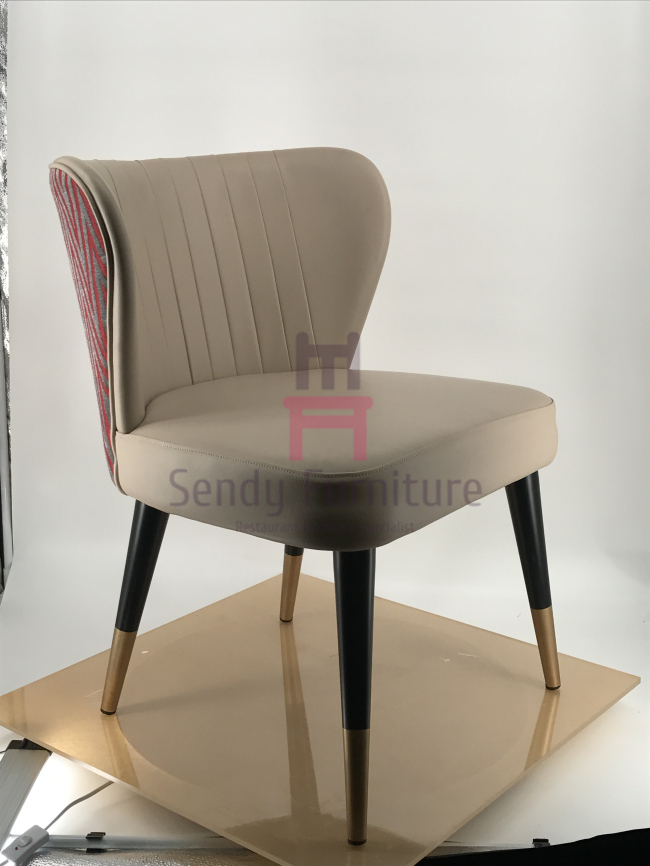 Επικαλυμμένος δέρμα να δειπνήσει μίνι Armrest εδρών ανεμιστήρας - διαμορφωμένο πίσω πλαίσιο μετάλλων