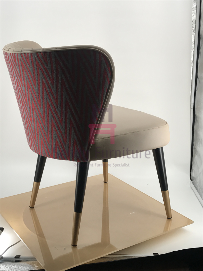 Επικαλυμμένος δέρμα να δειπνήσει μίνι Armrest εδρών ανεμιστήρας - διαμορφωμένο πίσω πλαίσιο μετάλλων