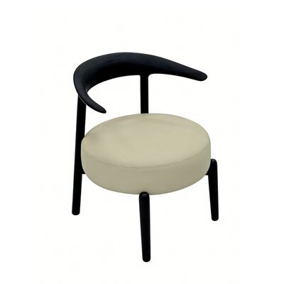 Αγορά Σύγχρονη Εργονομική Καρέκλα Τραπεζαρίας από Ξύλο Φράξου, Καμπυλωτή Πλάτη Χωρίς Μπράτσα, Παχύ Βελούδινο Μαξιλάρι, Καρέκλα Εστιατορίου από Μασίφ Ξύλο για Οικιακή & Επαγγελματική Χρήση, Μαύρο Φινίρισμα online manufacture