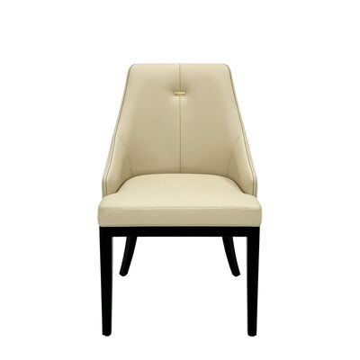 Εργονομική ξύλινη καρέκλα εστιατορίου με προσαρμόσιμα χρώματα και τόνωση από ανοξείδωτο χάλυβα για εμπορική τραπεζαρία