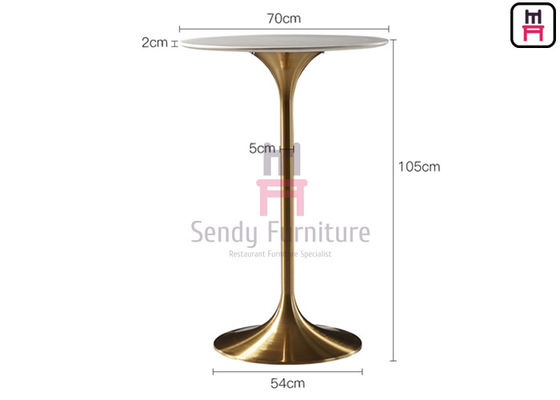 Ύψος 105cm MDF επιτραπέζιο 0.2cbm ανοξείδωτο ύψους φραγμών εστιατορίων γύρω από τον πίνακα τουλιπών