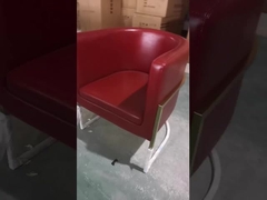 Το βελούδο επικάλυψε τη χαμηλή πίσω να δειπνήσει εστιατορίων 0.42cbm έδρα