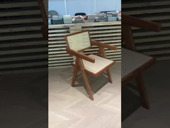 Χέρι νοτιοανατολικού ασιατικό ύφους - γίνοντες να δειπνήσει ινδικού καλάμου έδρες στερεά ξύλινη να δειπνήσει καλάμων πλαισίων έδρα