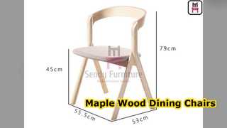Καρέκλες εστιατορίου Maple Wood Comfort & Style